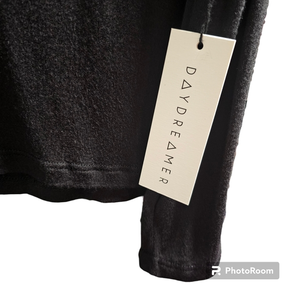 🆕️ Daydreamer 'I'm The Future' Burnout Black Muscle Tee Oversized size Small - Picture 3 of 5